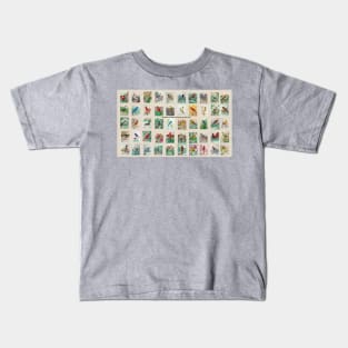 State bird and flower collection Kids T-Shirt